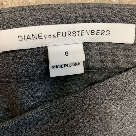 Diane Von Furstenberg gray Carlita skirt size 6 - Picture 6 of 11
